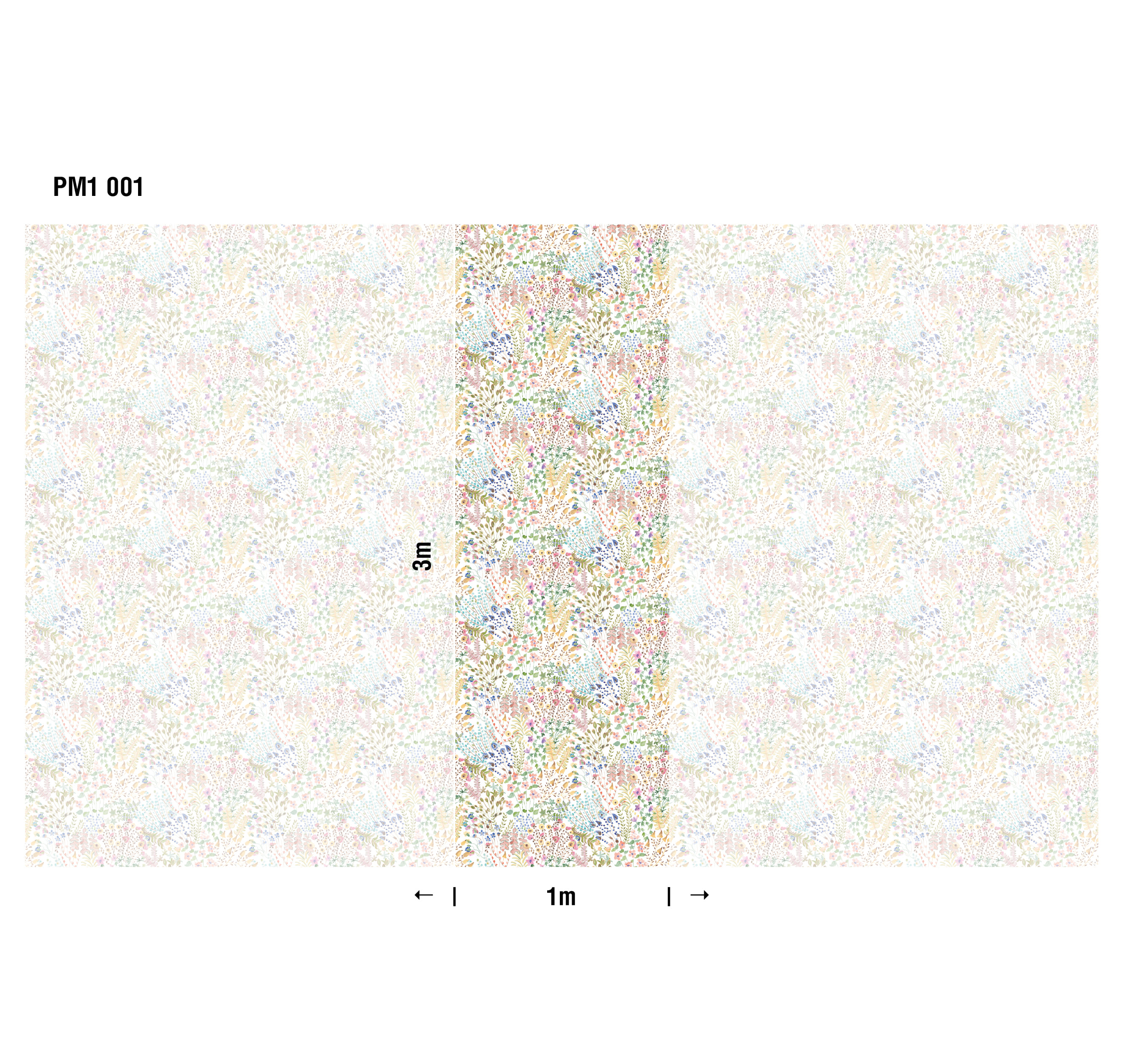 Панно Loymina A La Prima Flower Story PM1 001 3×1 Панно Loymina A La Prima Flower Story PM1 001 3×1